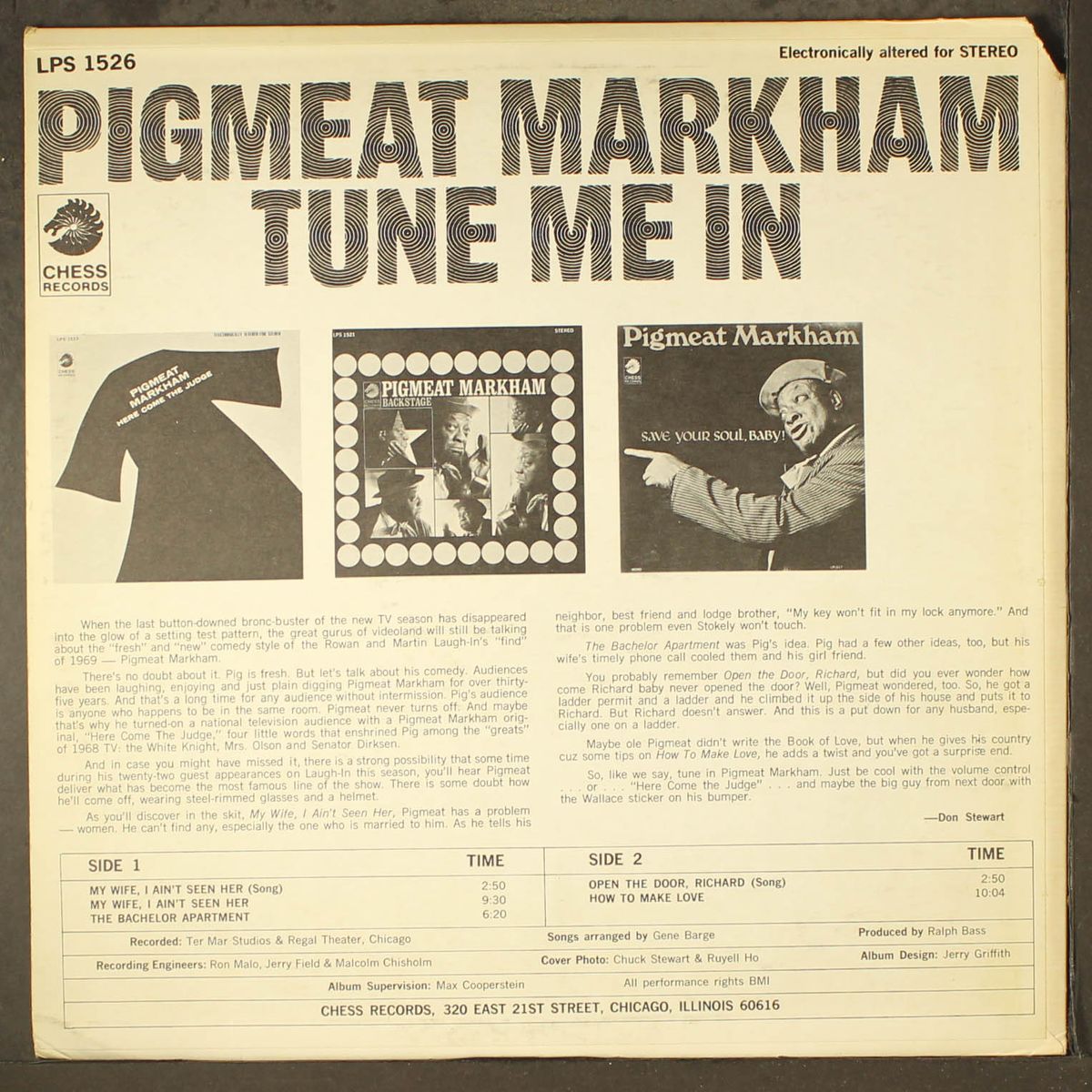 tune me in by PIGMEAT MARKHAM