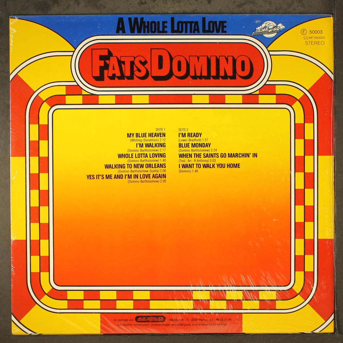 a whole lotta love by FATS DOMINO
