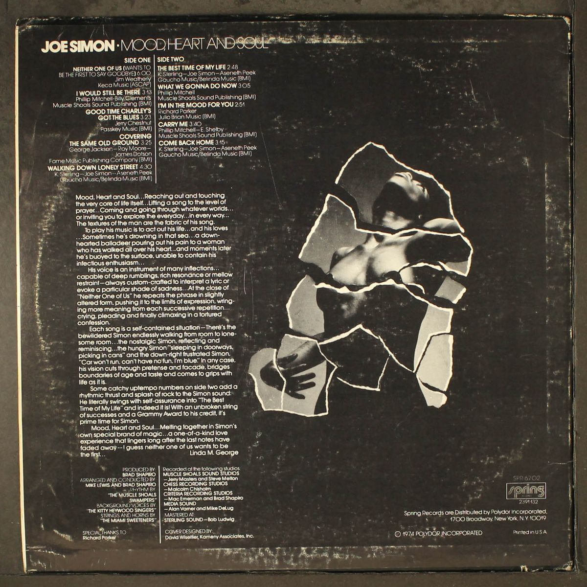 mood, heart & soul by JOE SIMON