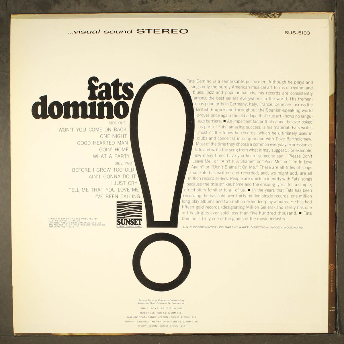 fats domino! by FATS DOMINO