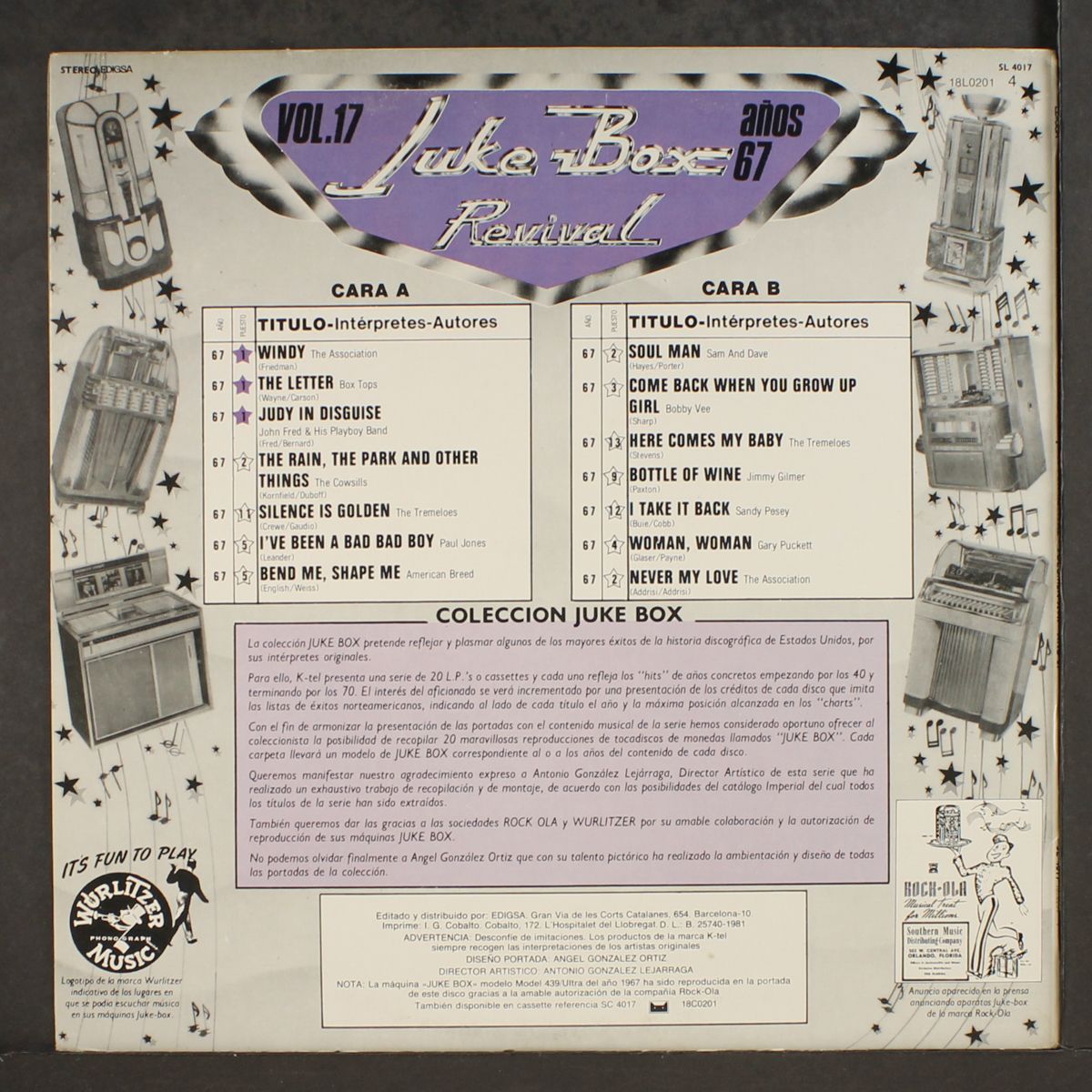 juke box revival, vol. 17: 1967 by VARIOUS