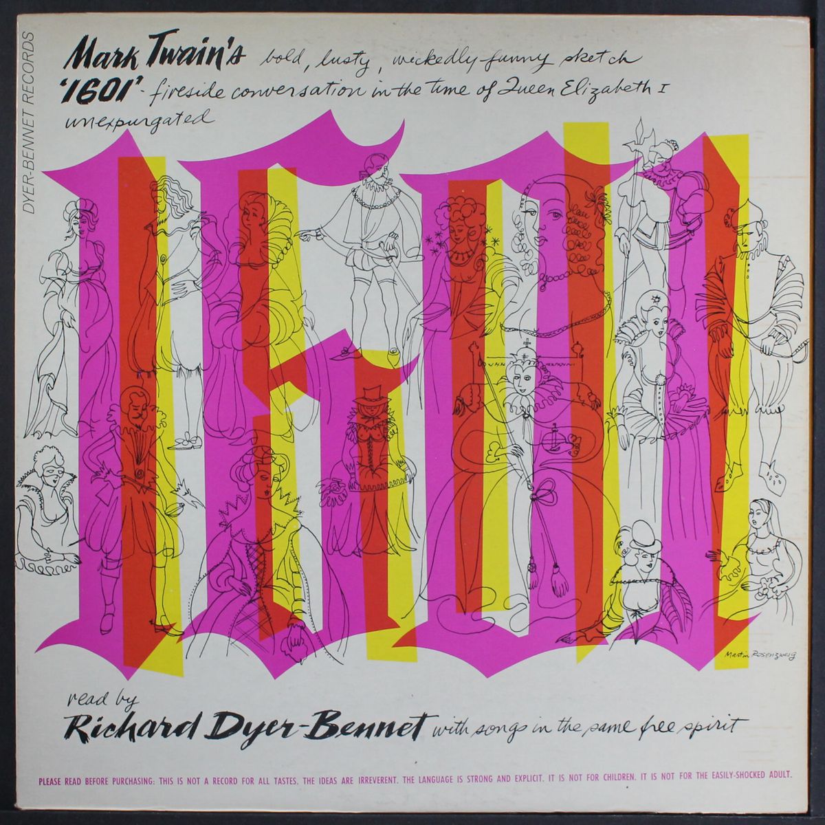 mark twain's 1601 by RICHARD DYER-BENNET