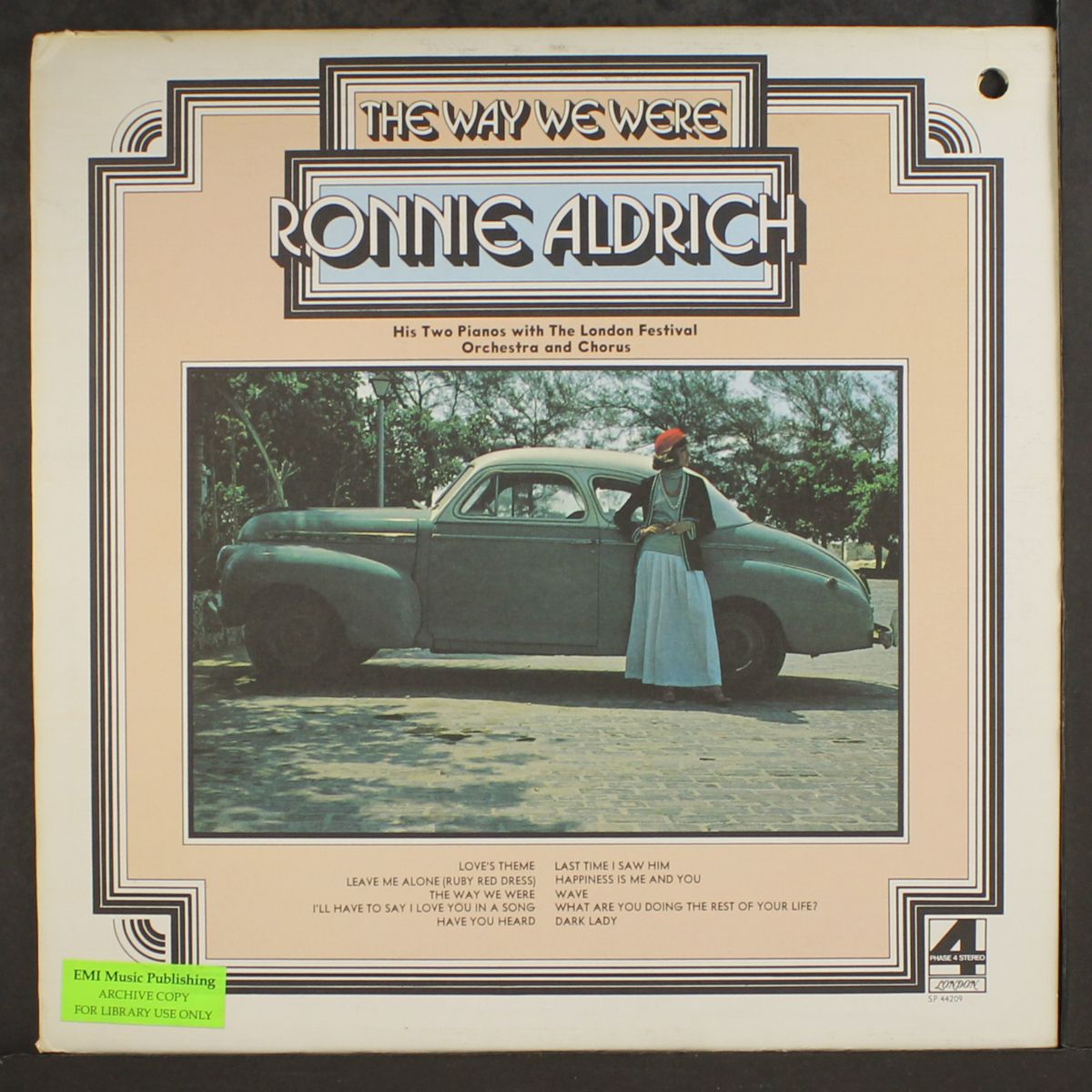 the way we were by RONNIE ALDRICH