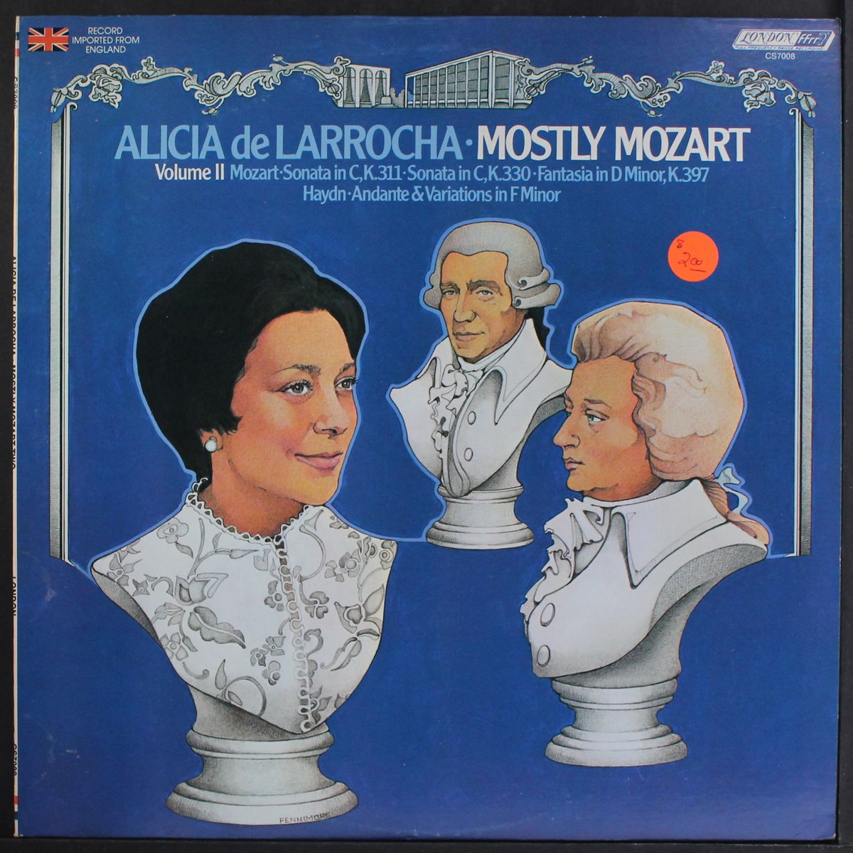 mostly mozart, vol. 2 by ALICIA DE LARROCHA