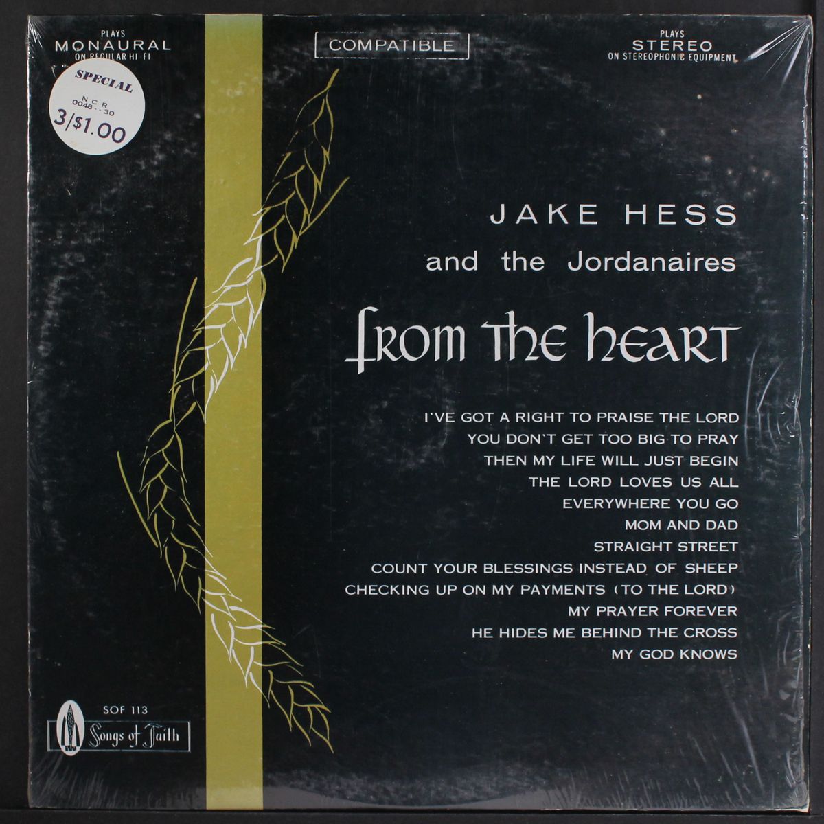 from the heart by JAKE HESS & JORDANAIRES