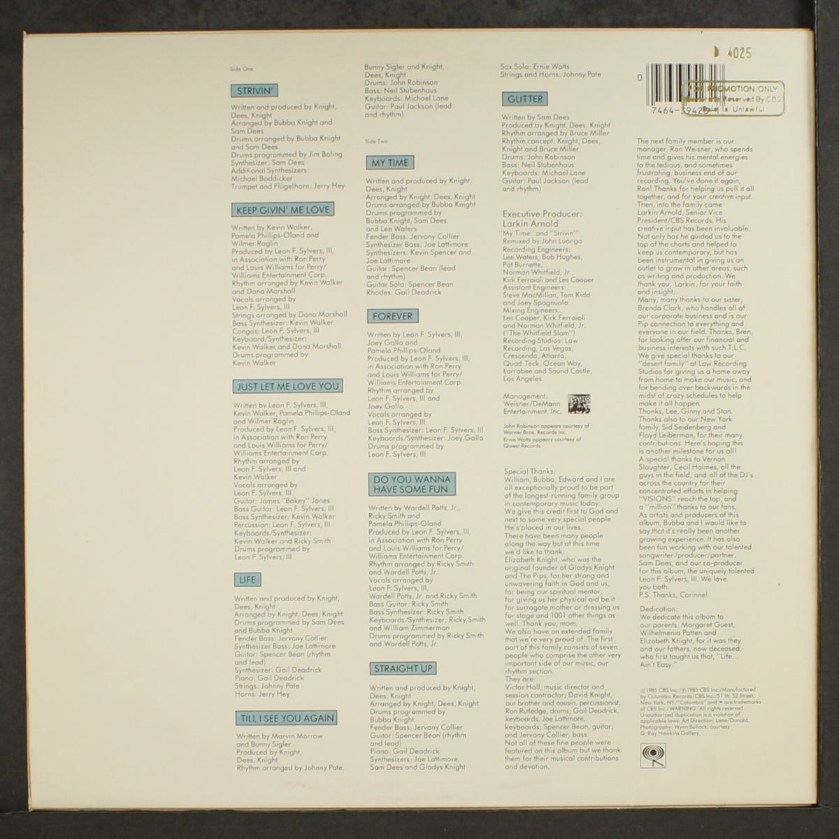 life by GLADYS KNIGHT & PIPS