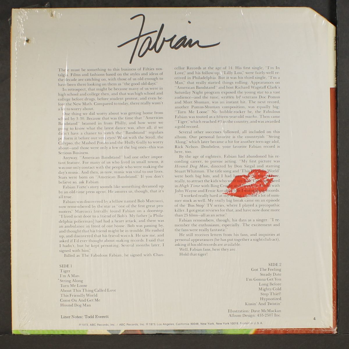 16 greatest hits by FABIAN
