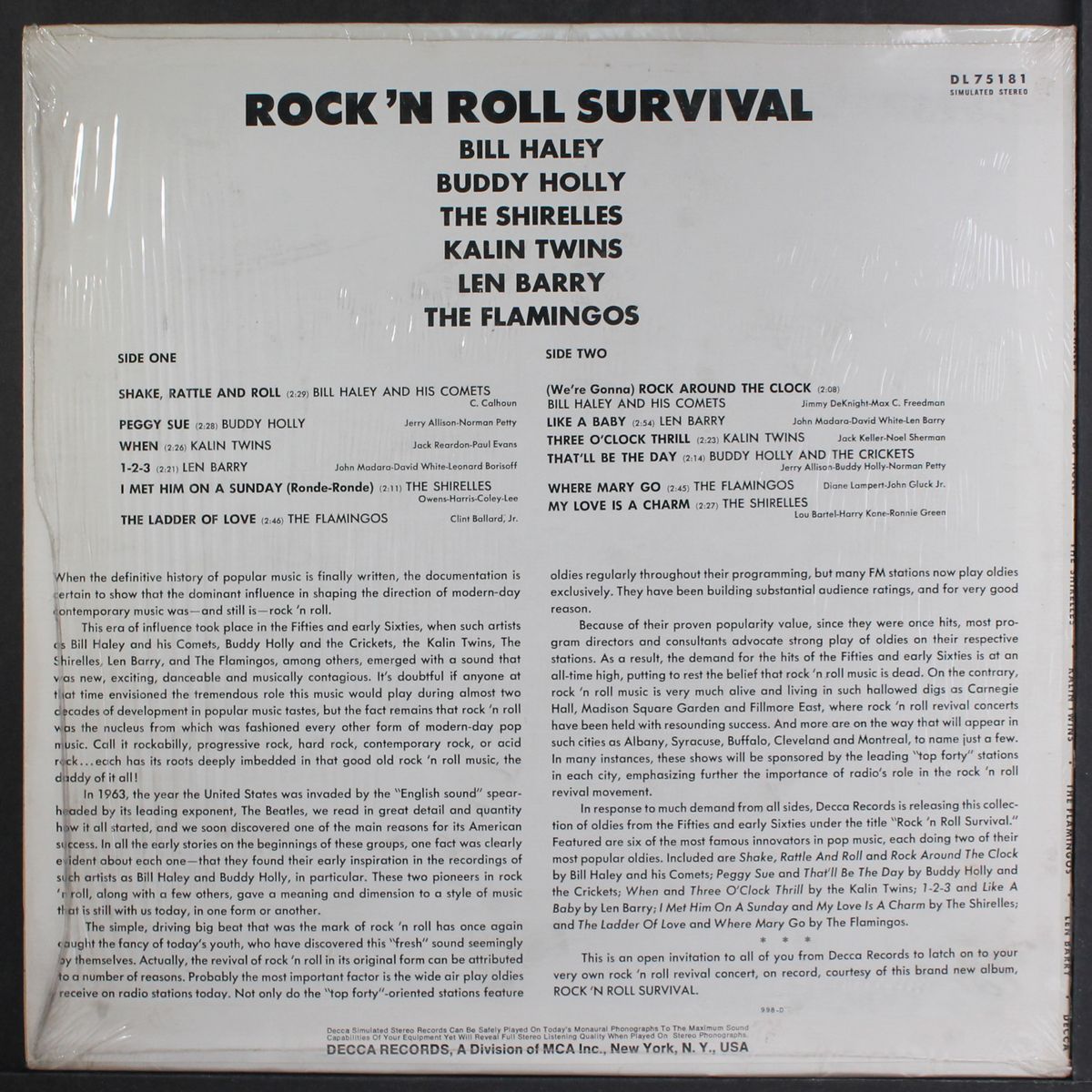rock n' roll survival by VARIOUS
