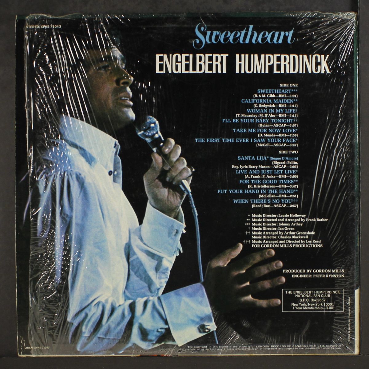 sweetheart by ENGELBERT HUMPERDINCK
