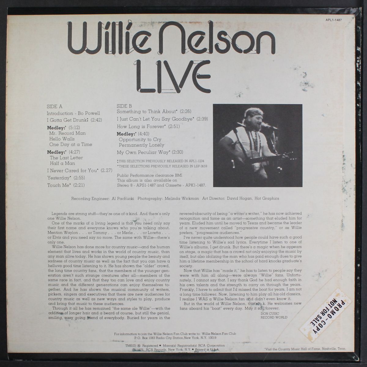 live (i gotta get drunk) by WILLIE NELSON