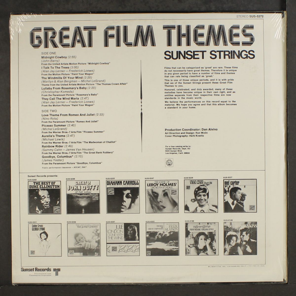 great film themes by SUNSET STRINGS