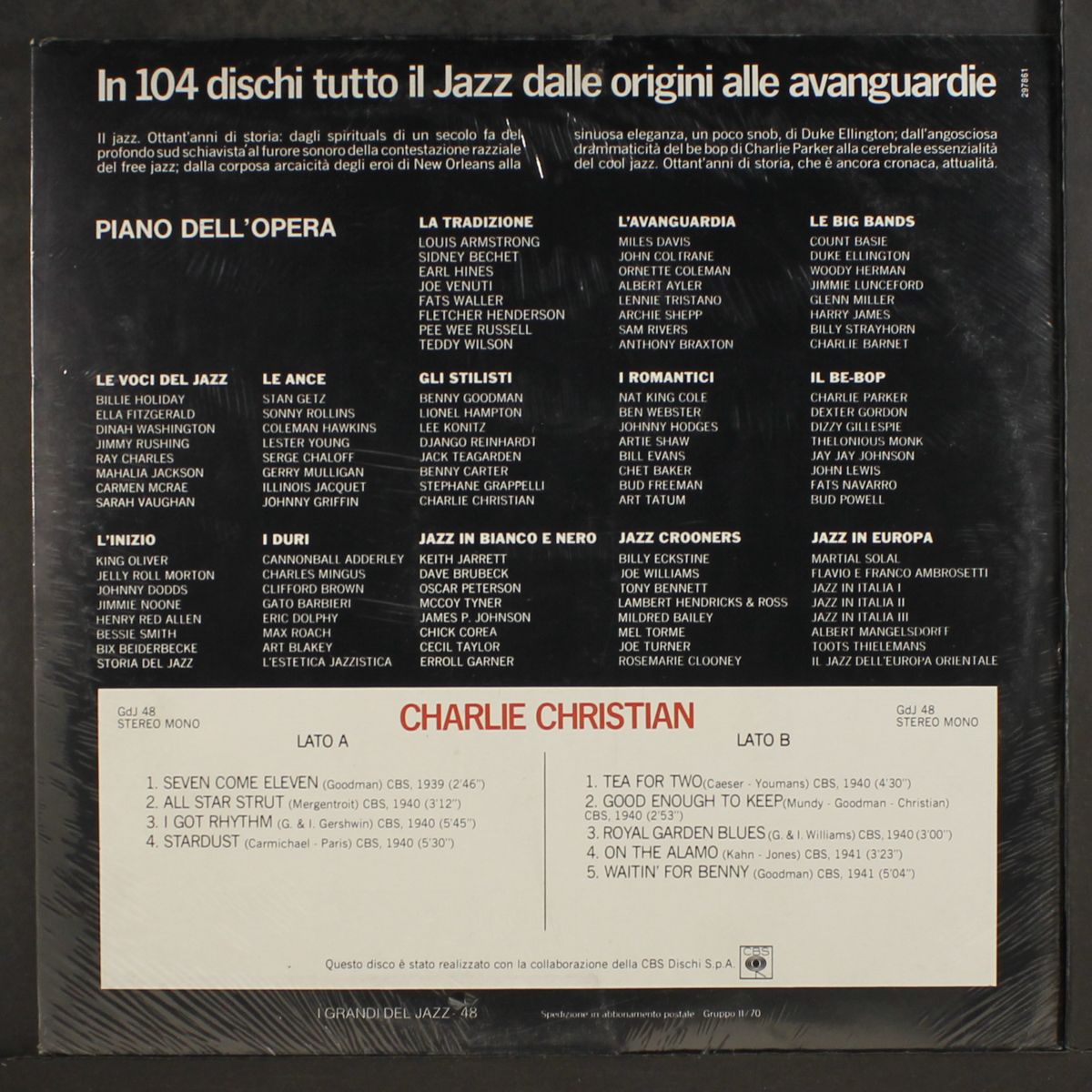 i grandi del jazz by CHARLIE CHRISTIAN
