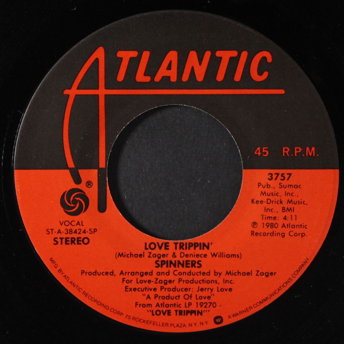 now that you're mine again / love trippin' by SPINNERS