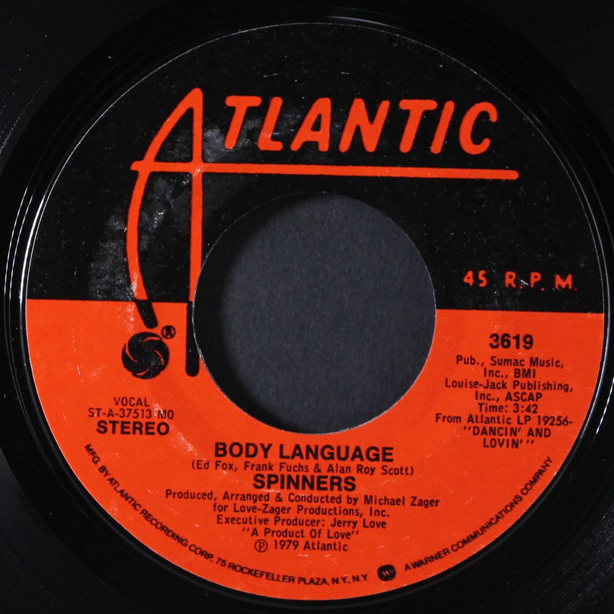 body language / with my eyes by SPINNERS