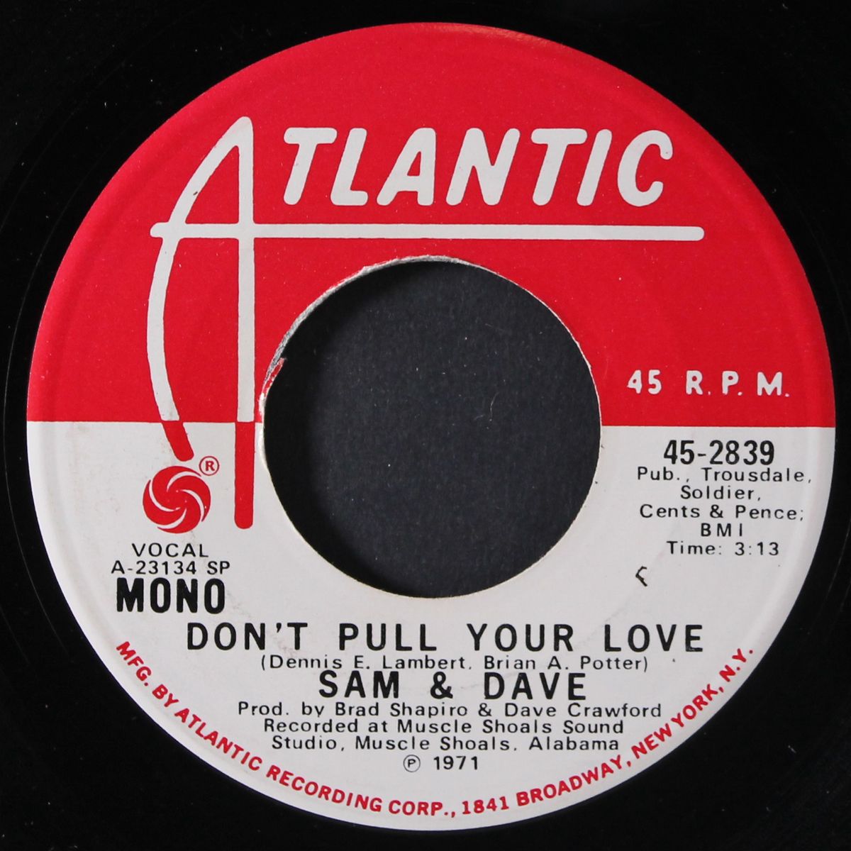 don't pull your love / mono by SAM & DAVE