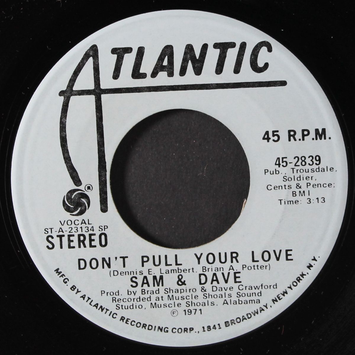 don't pull your love / mono by SAM & DAVE