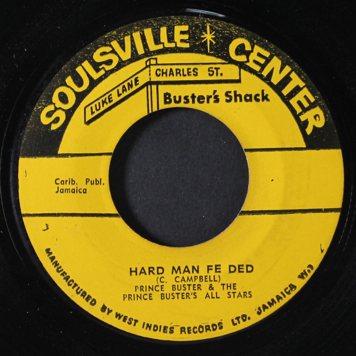 hard man fe dead / i won't let you cry by PRINCE BUSTER