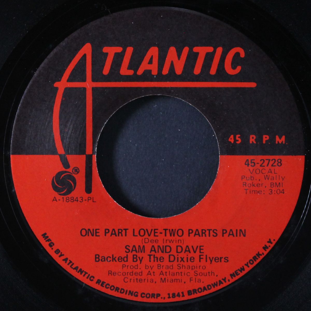 one part love two parts pain / when you steal from me by SAM & DAVE
