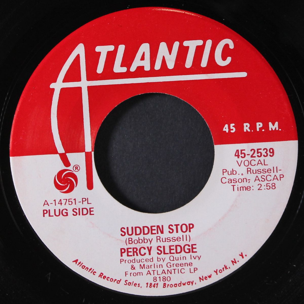 sudden stop / between these arms by PERCY SLEDGE