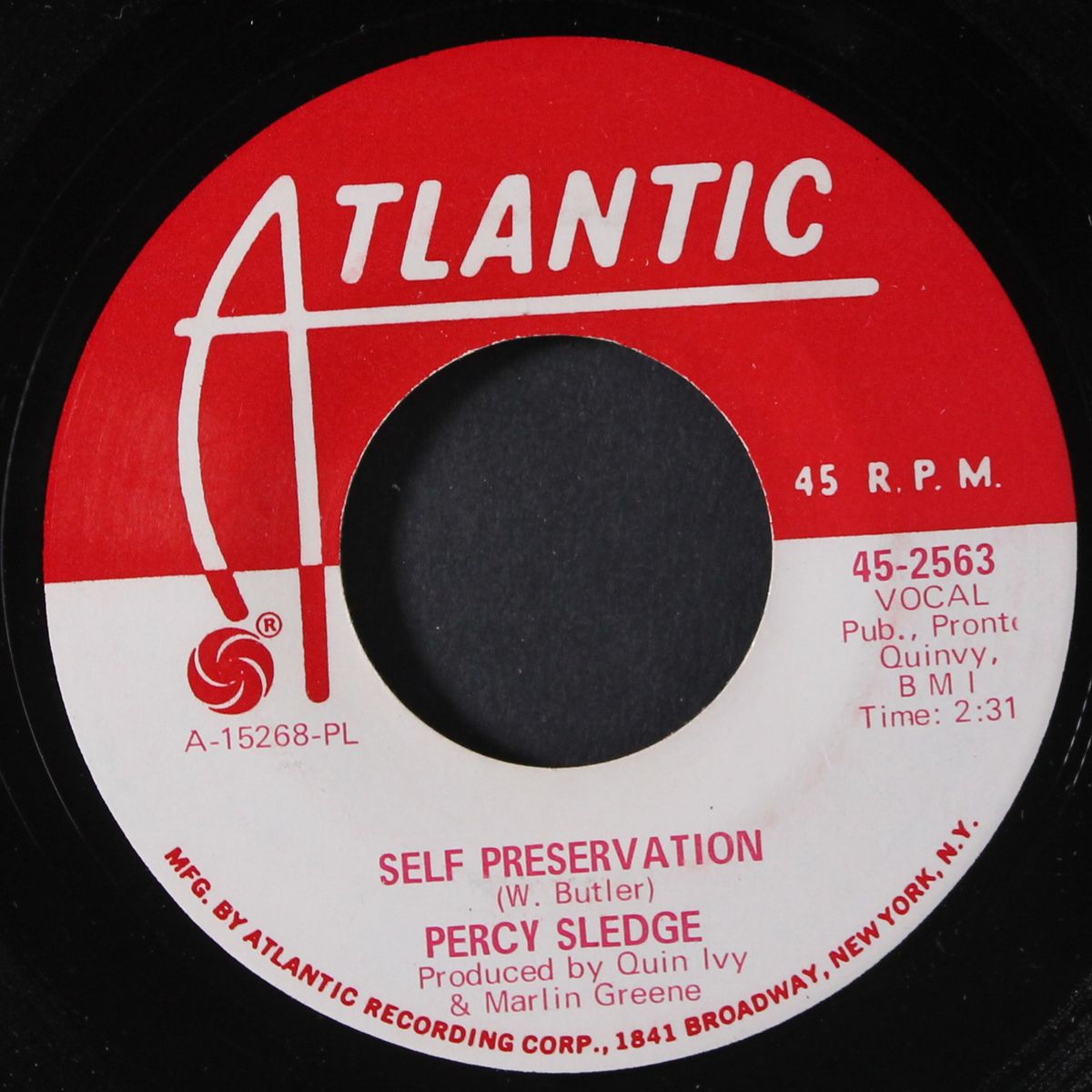 you're all around me / self preservation by PERCY SLEDGE