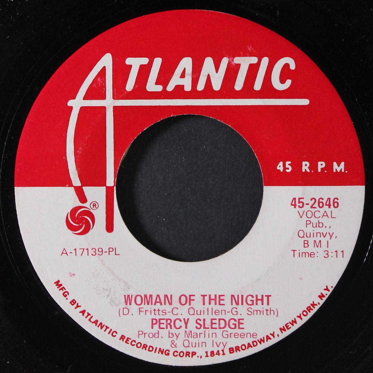 kind woman / woman of the night by PERCY SLEDGE