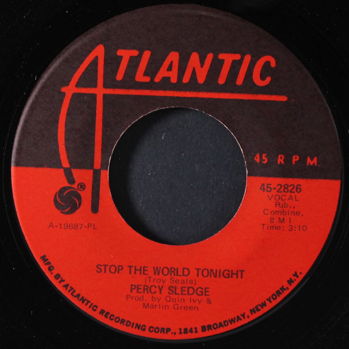 that's the way i want to live my life / stop the world tonight by PERCY SLEDGE