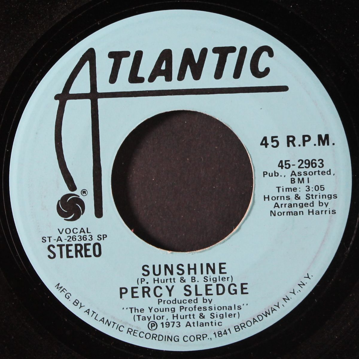 sunshine / mono by PERCY SLEDGE