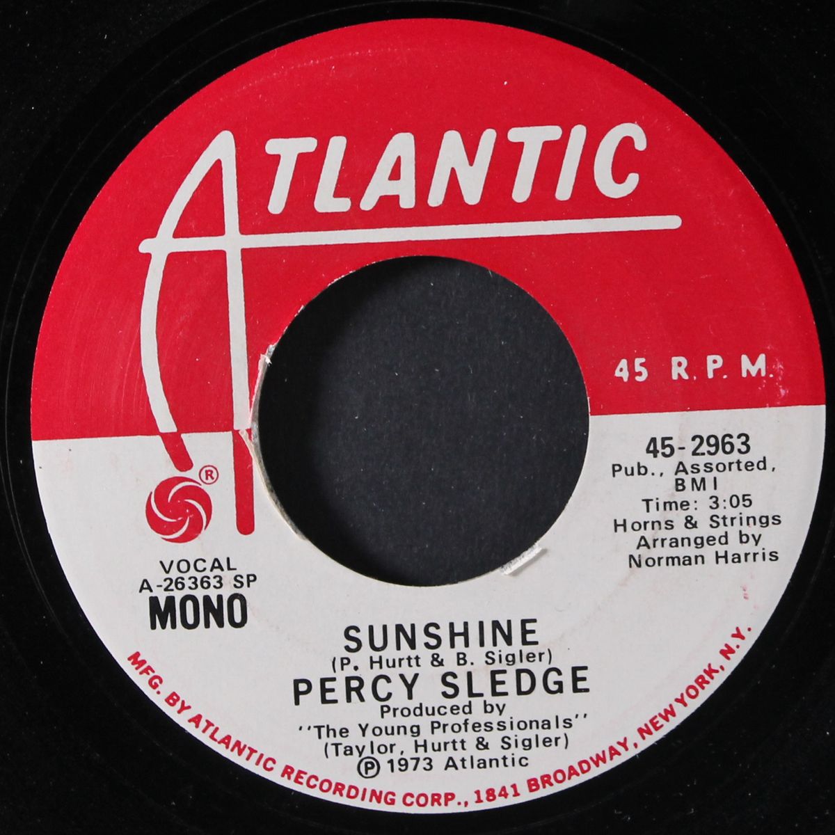 sunshine / mono by PERCY SLEDGE