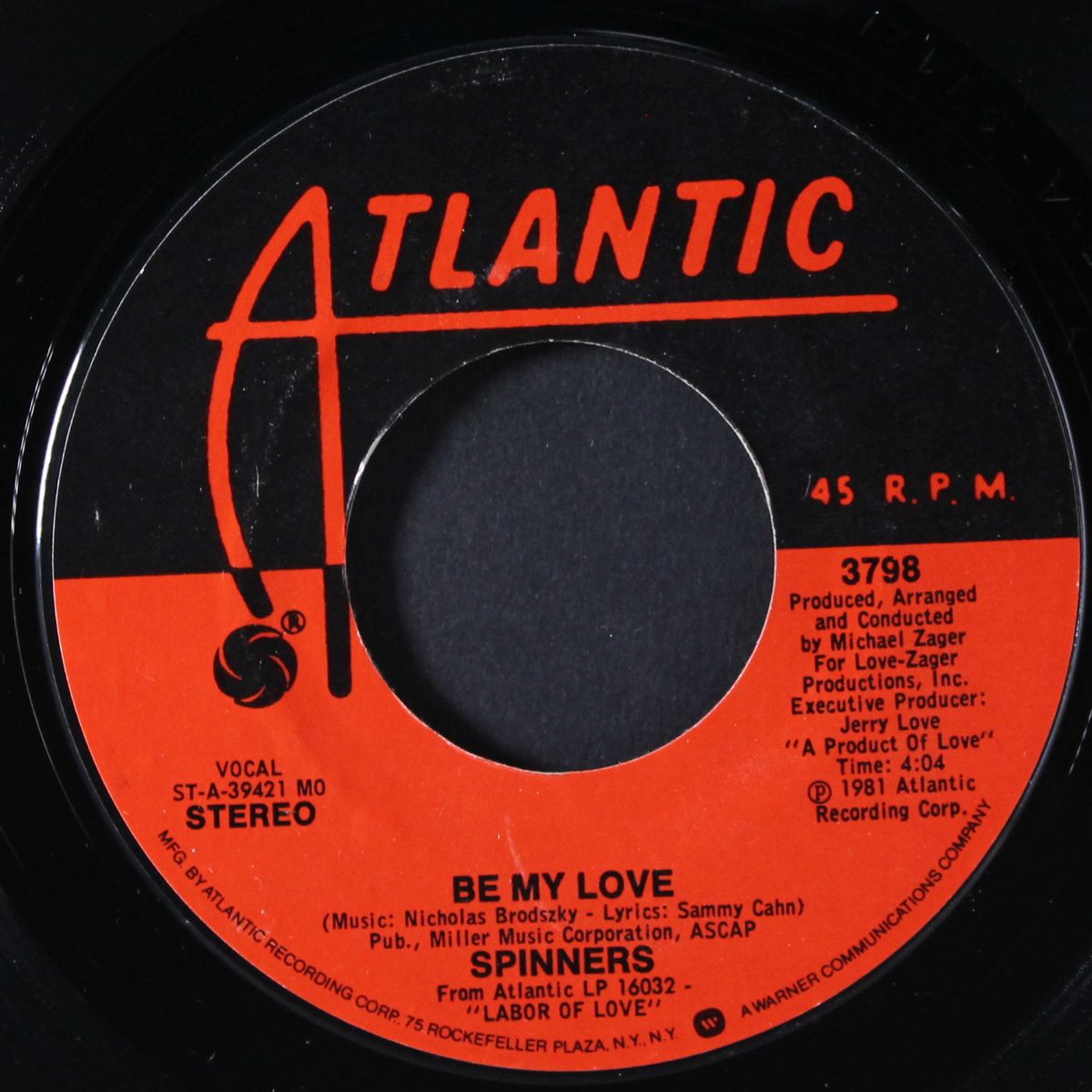 be my love / yesterday once more by SPINNERS