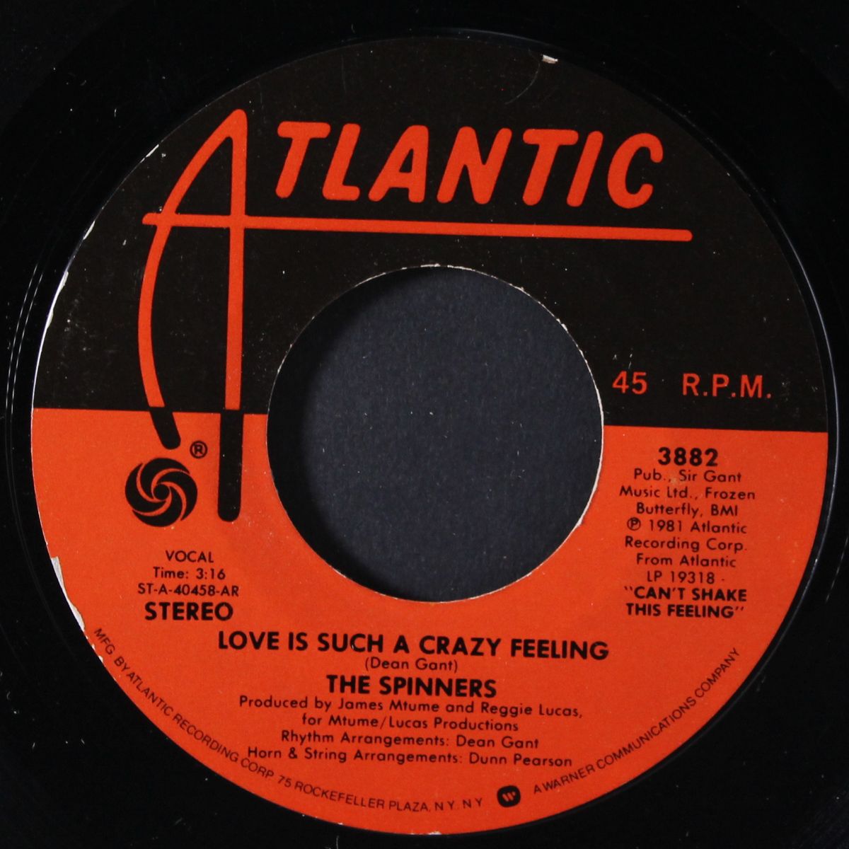 love connection / love is such a crazy feeling by SPINNERS