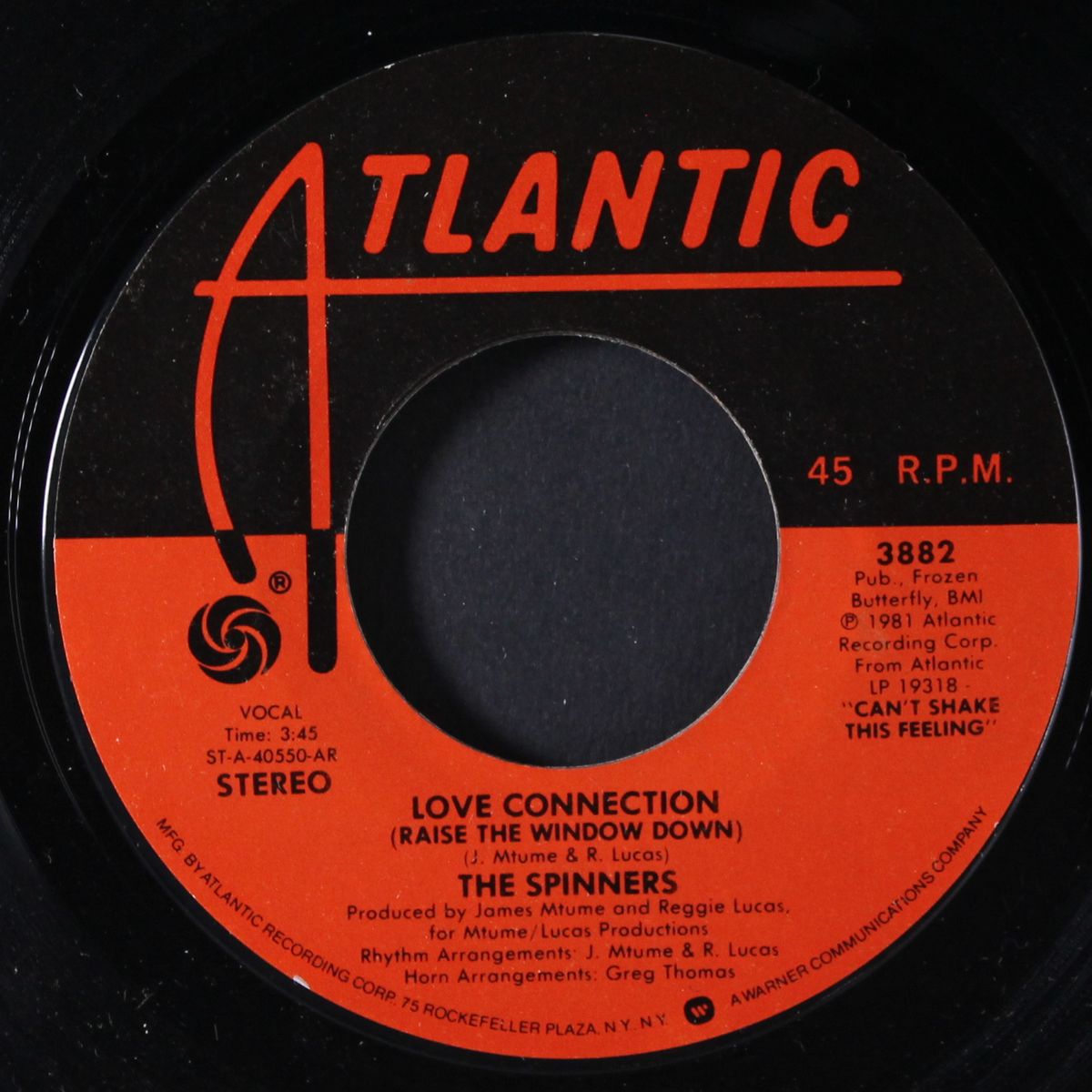 love connection / love is such a crazy feeling by SPINNERS