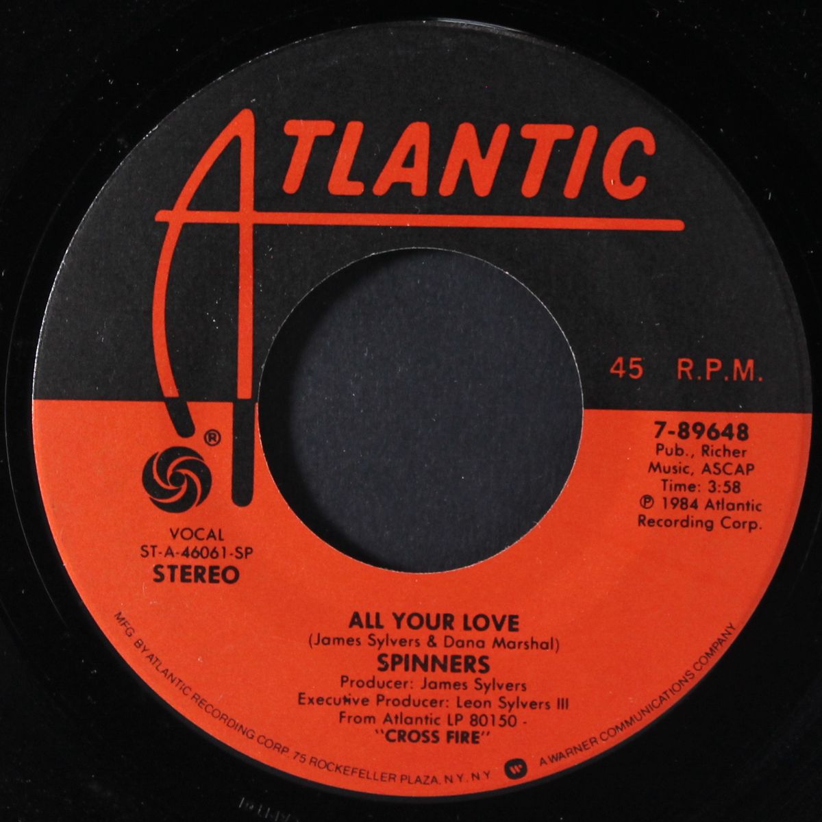 our time for love / all your love by SPINNERS