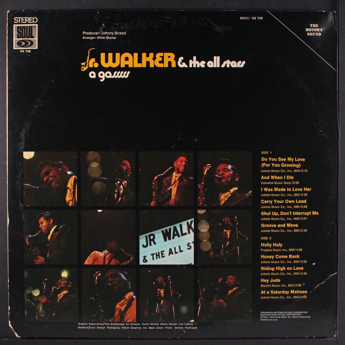a gassss by JR. WALKER