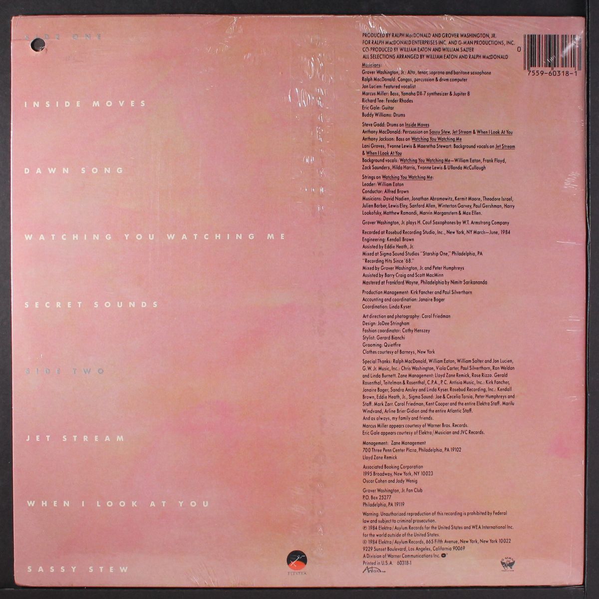 inside moves by GROVER WASHINGTON