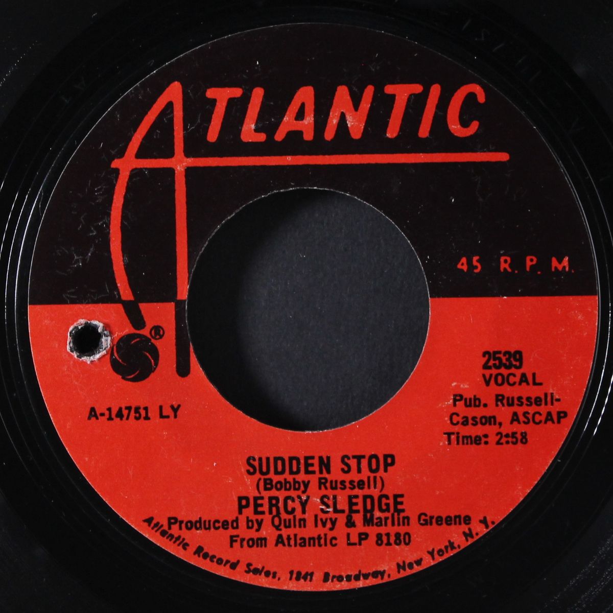 sudden stop / between these arms by PERCY SLEDGE