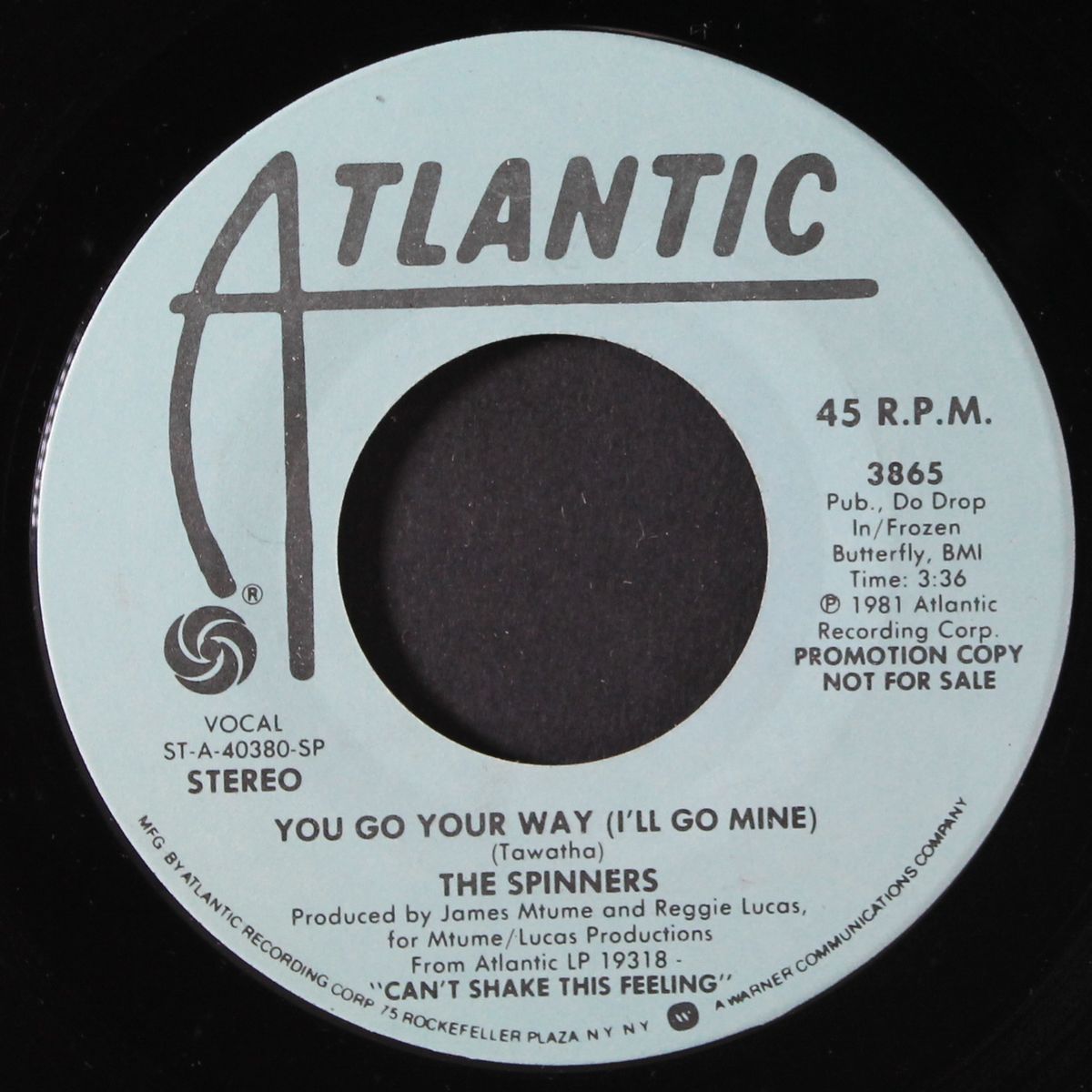 you go your way / mono by SPINNERS