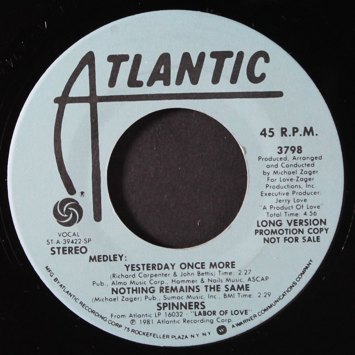 yesterday once more, nothing remains / short by SPINNERS