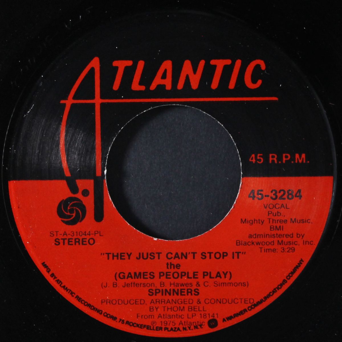 they just can't stop it, the games people play / i don't want to lose by SPINNERS