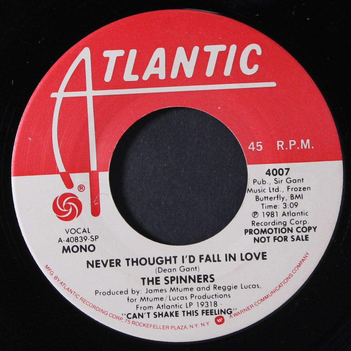 never thought i'd fall in love / mono by SPINNERS