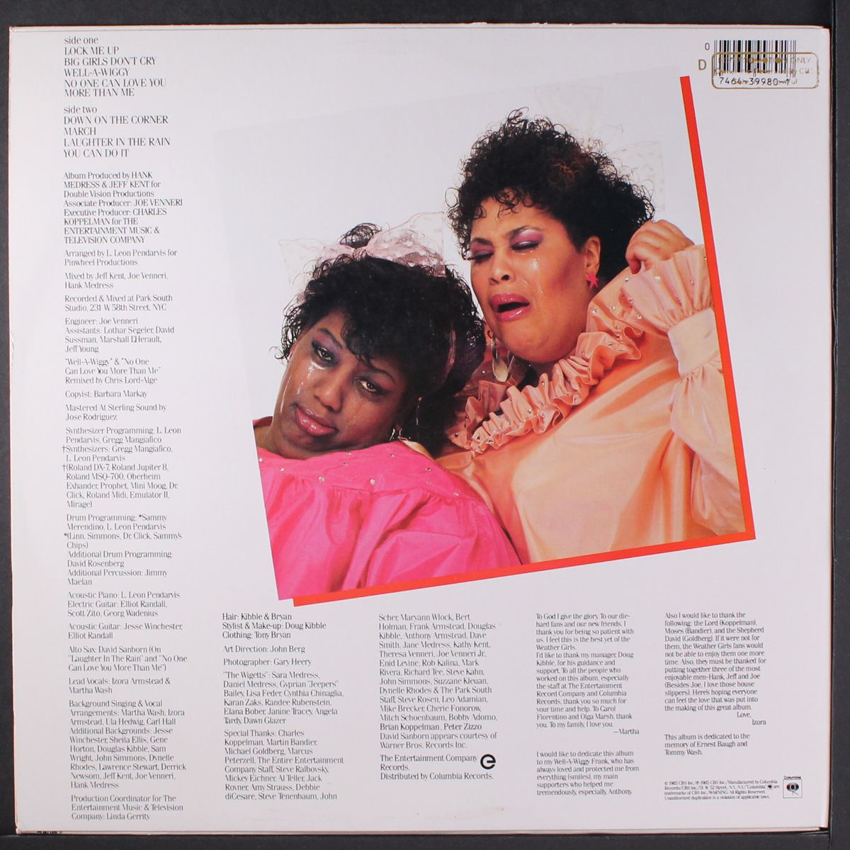 big girls don't cry by WEATHER GIRLS