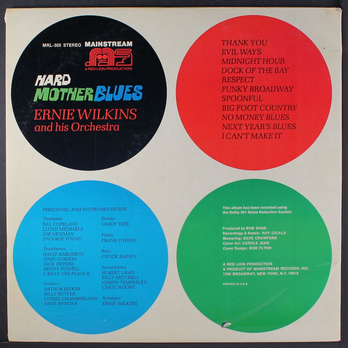 hard mother blues by ERNIE WILKINS