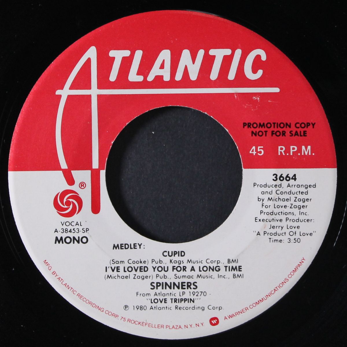 cupid / i've loved you for a long time / mono by SPINNERS