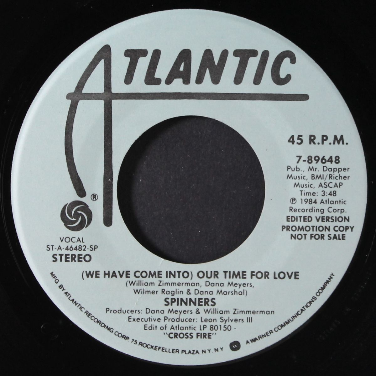 our time for love / mono by SPINNERS