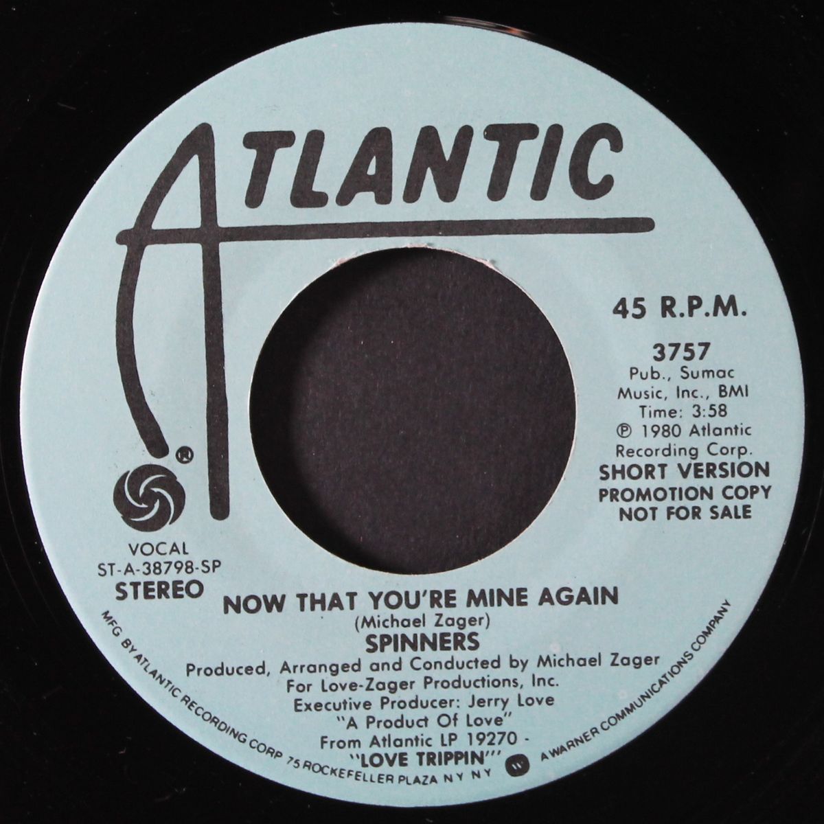 now that you're mine again / mono by SPINNERS