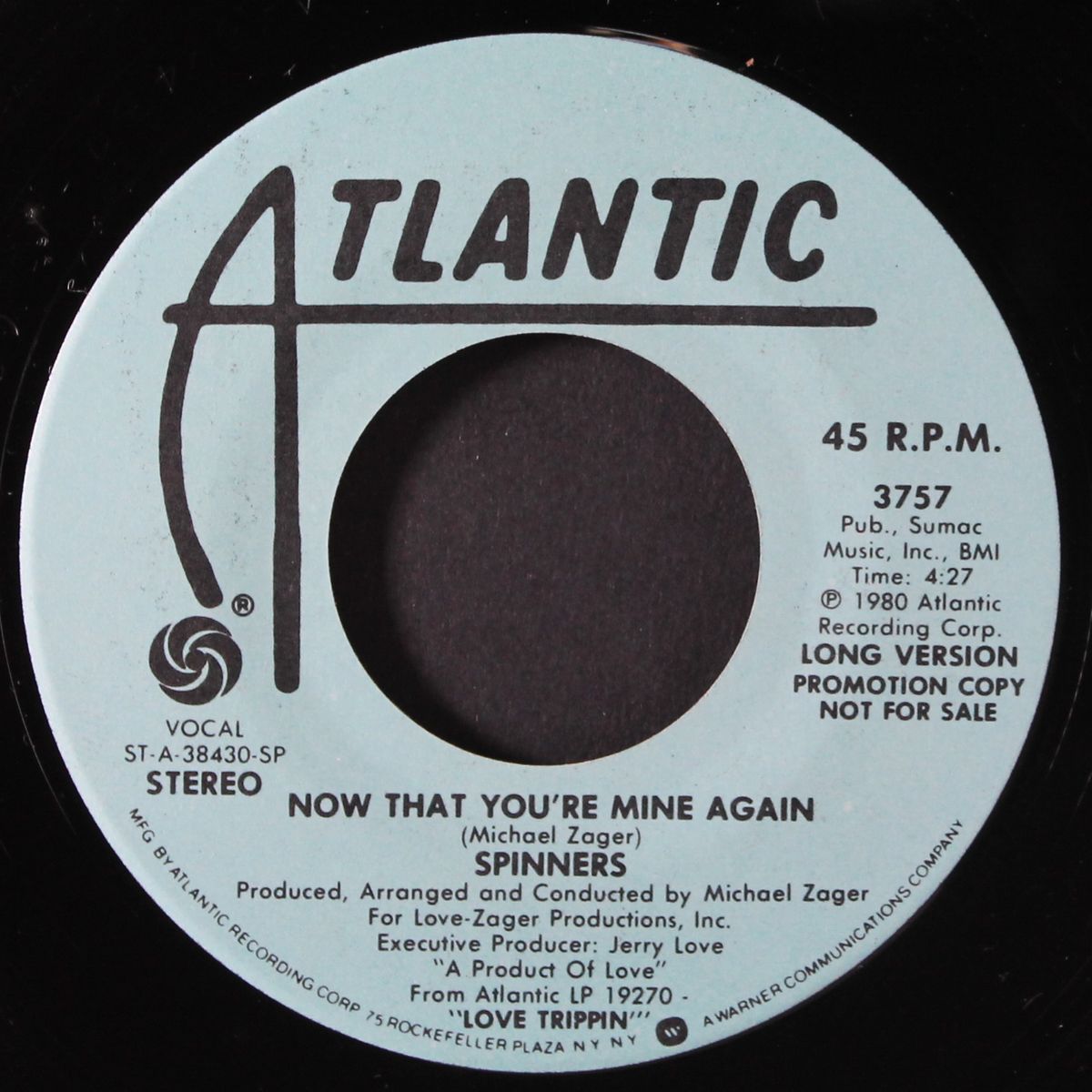 now that you're mine again / mono by SPINNERS