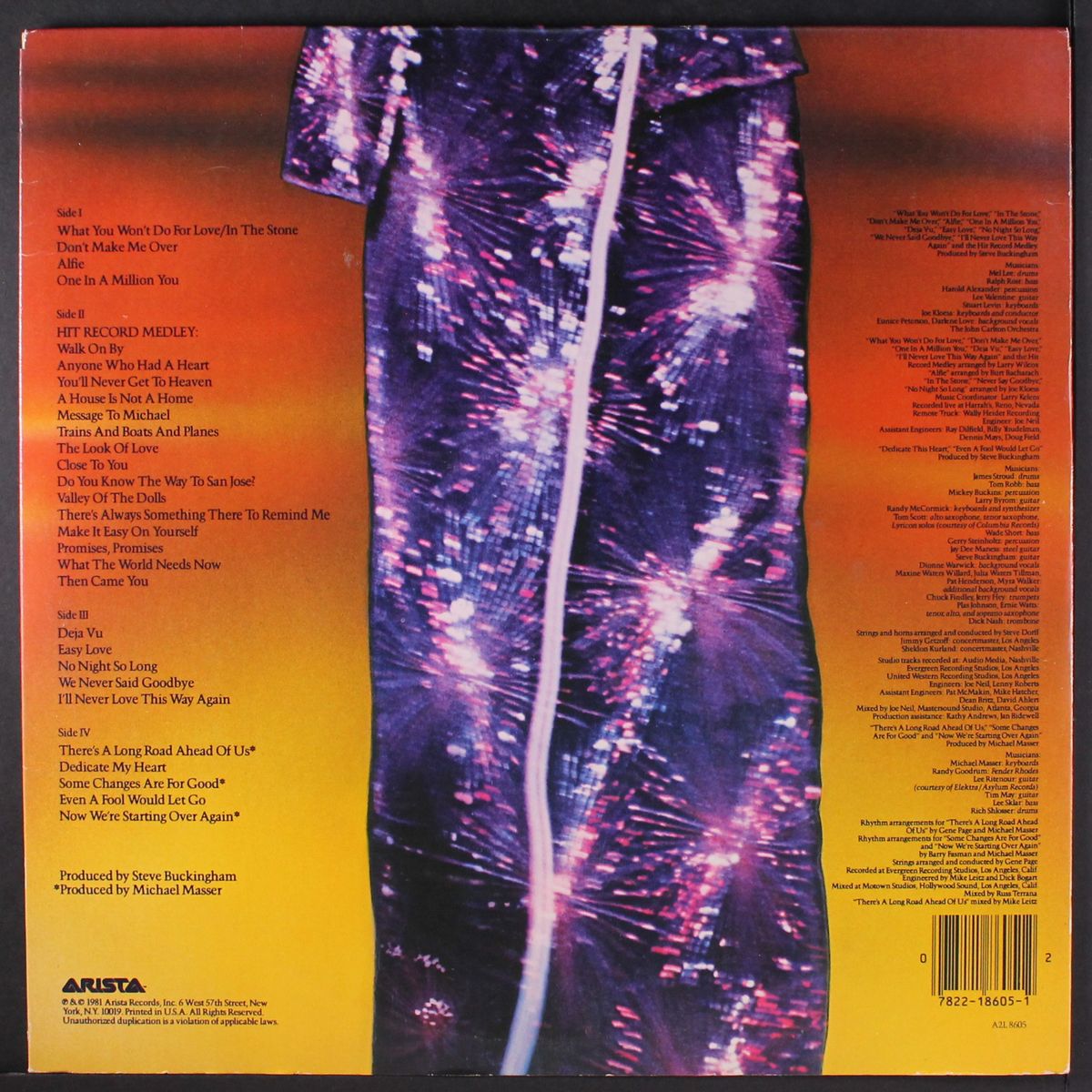 hot! live and otherwise by DIONNE WARWICK