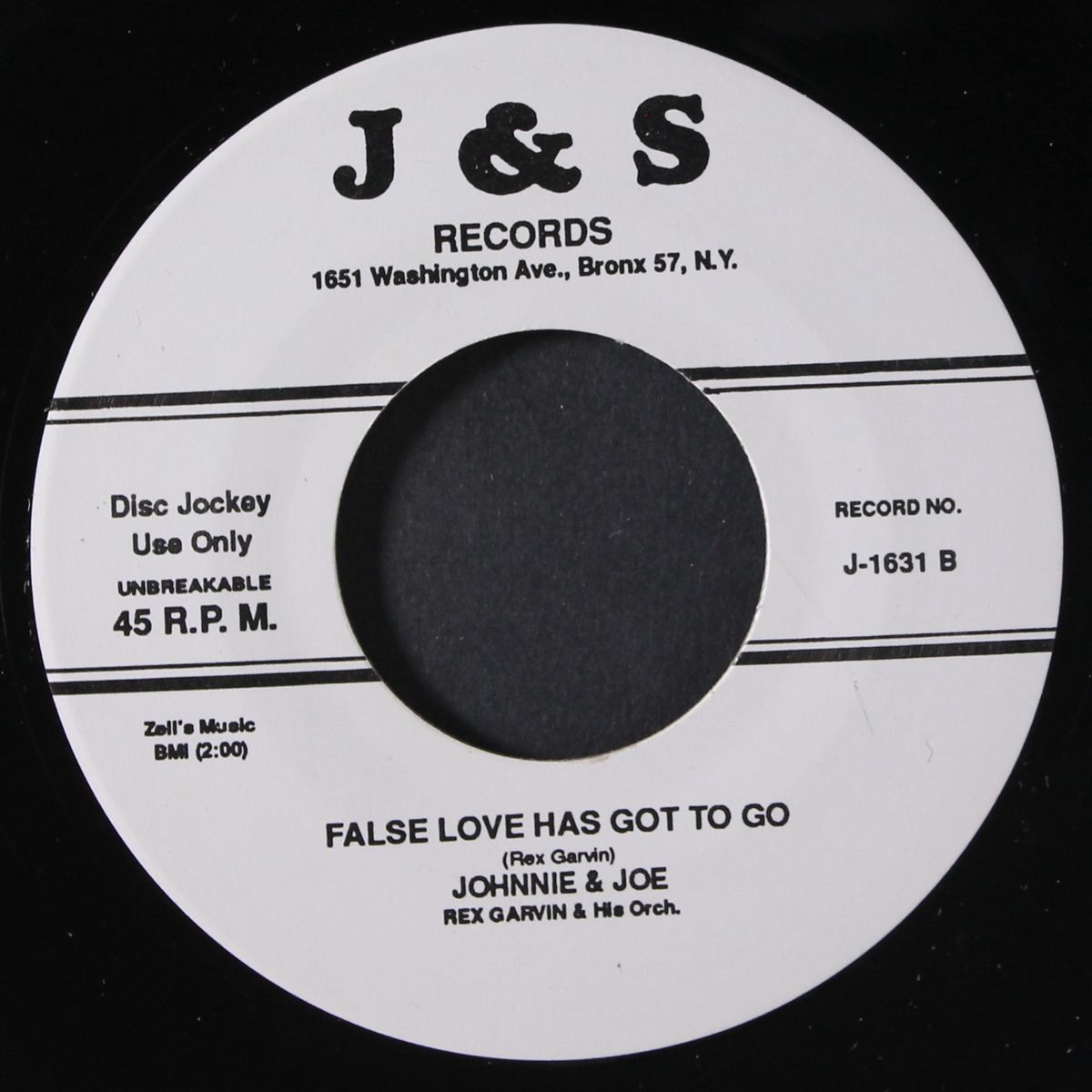 warm soft and lovely / false love has got to go by JOHNNIE & JOE