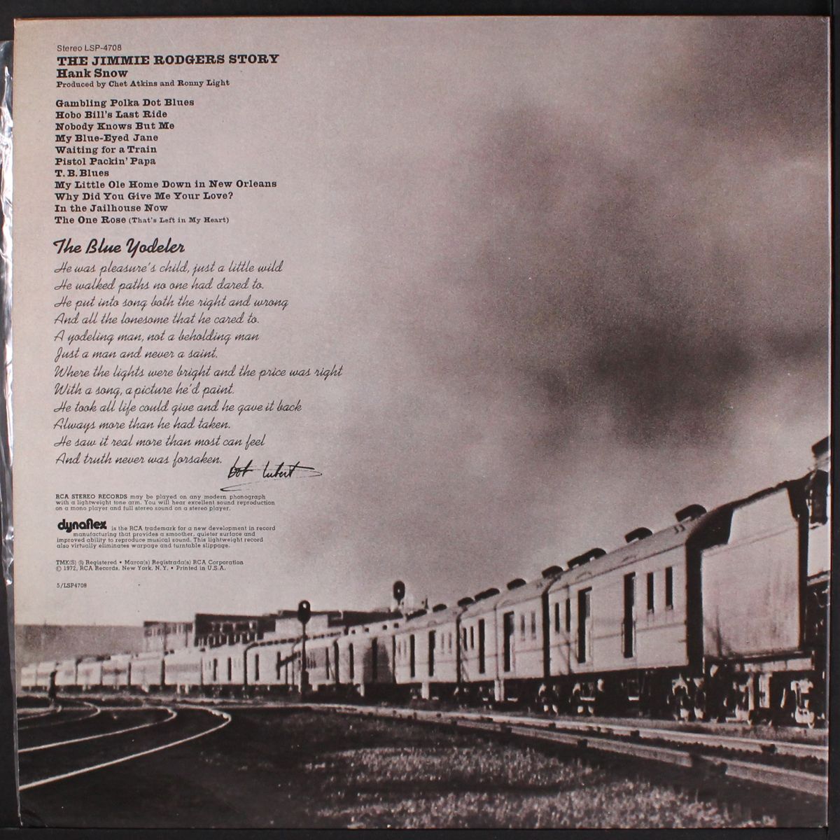 the jimmie rodgers story by HANK SNOW