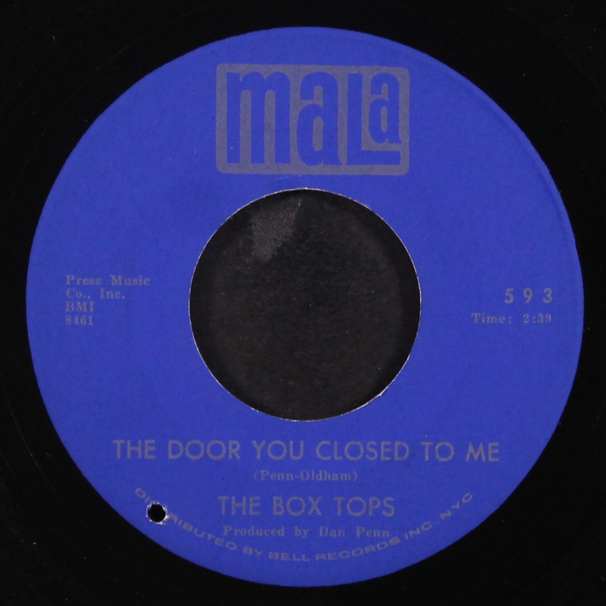 cry like a baby / the door you closed to me by BOX TOPS