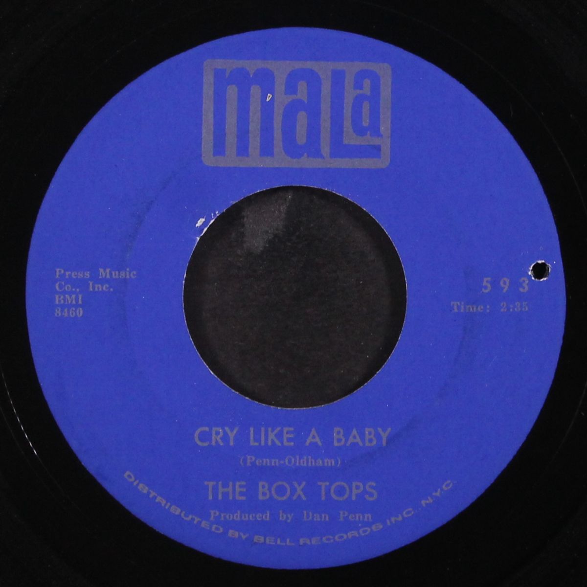 cry like a baby / the door you closed to me by BOX TOPS
